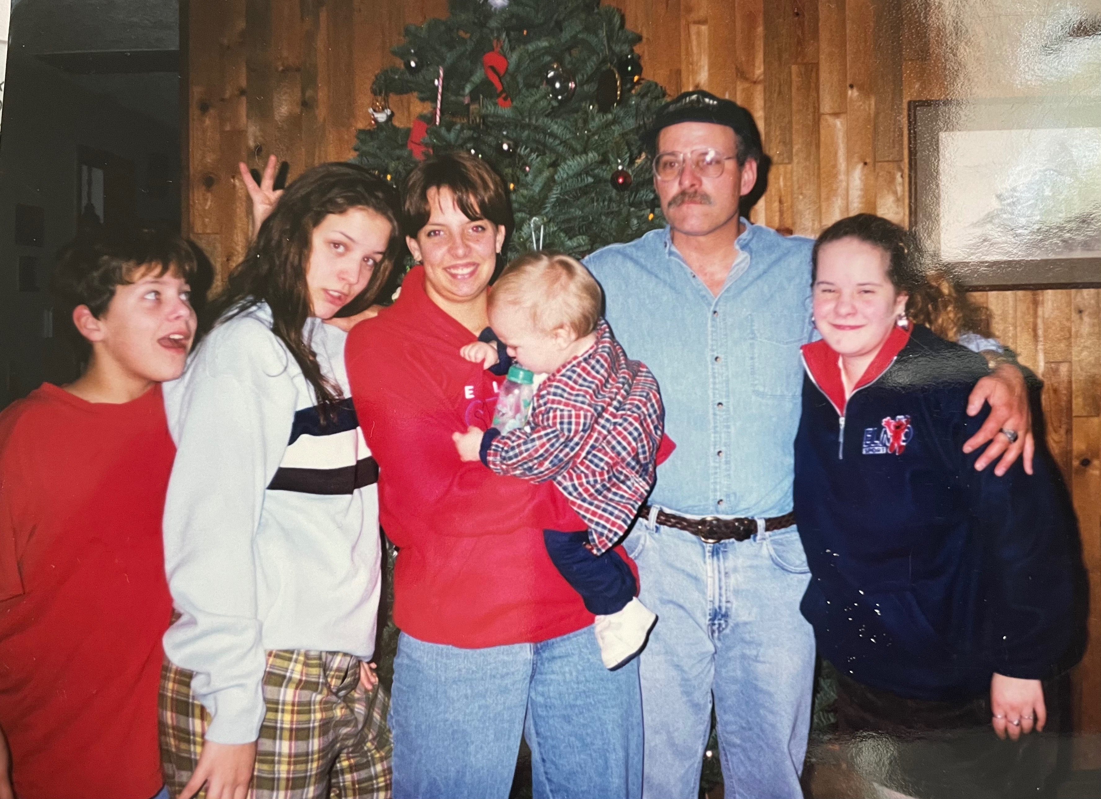Bill, his kids and baby Jon 1997