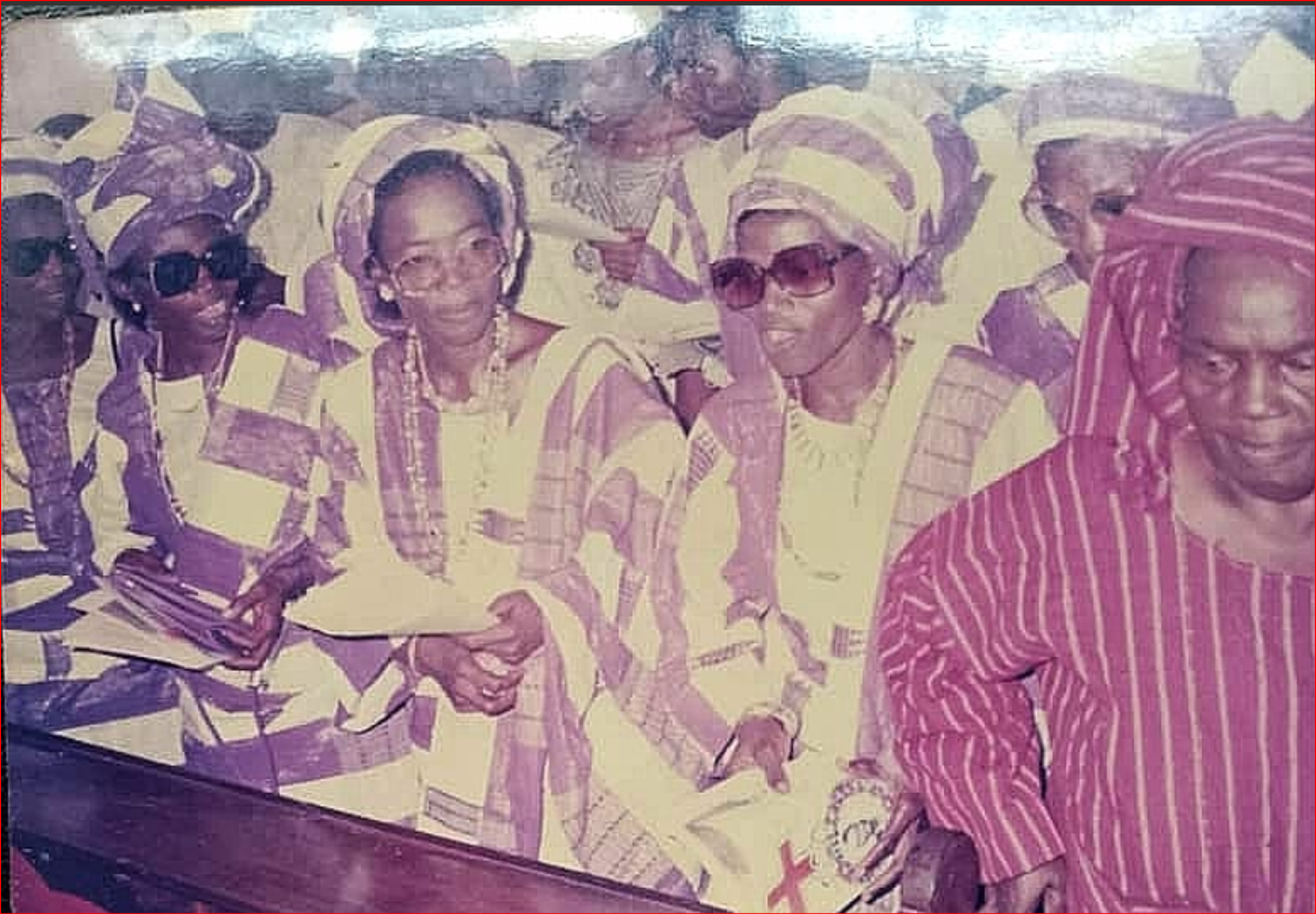 Mummy with her sisters @Grandpa's burial