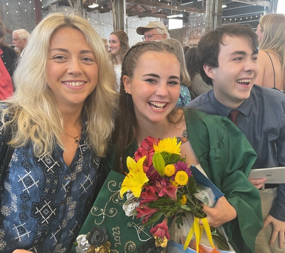 Toriโs graduation. So glad I was able to show up for her and add to the love and support she felt that day