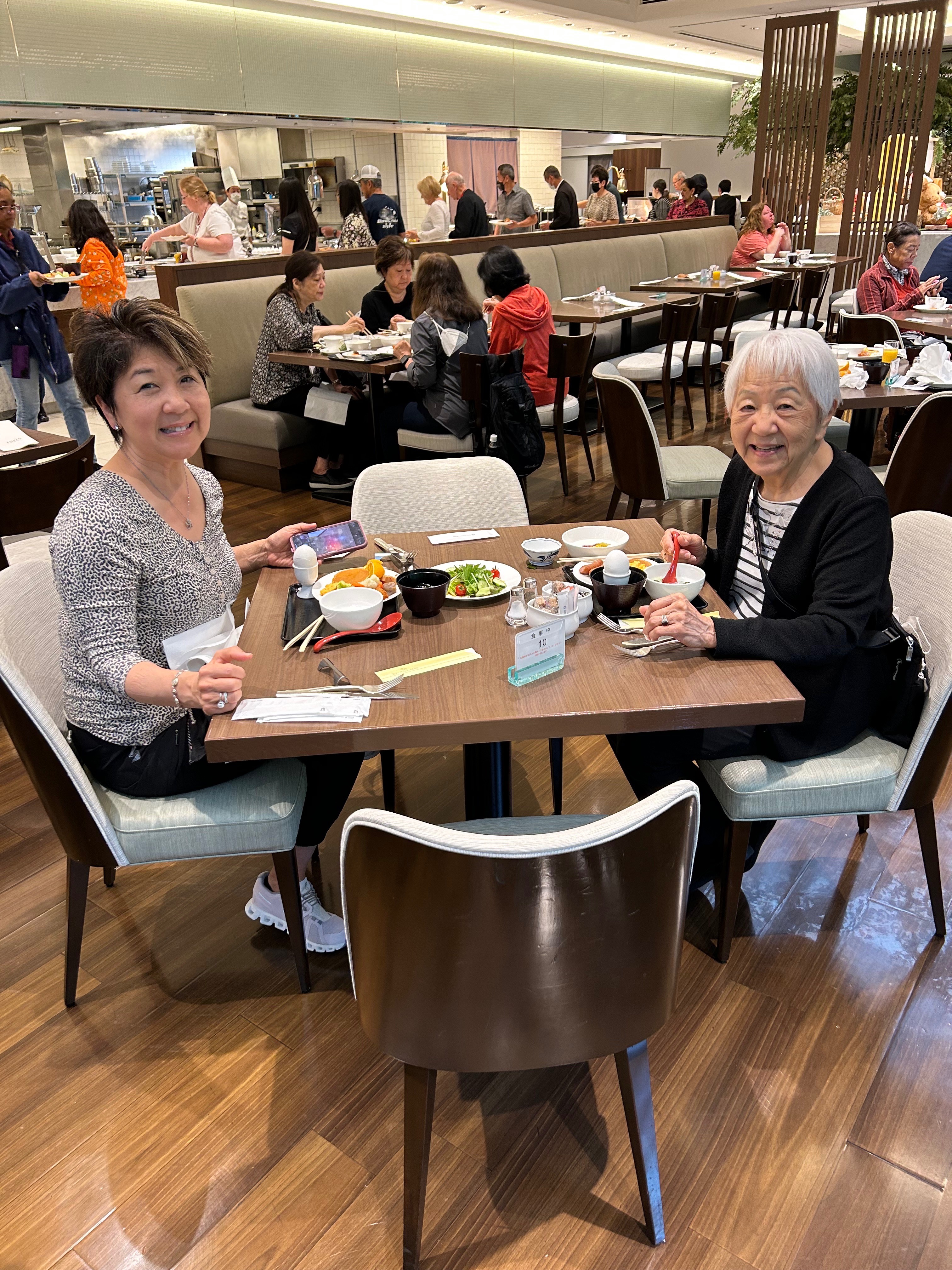 This picture was taken on May 19th, 2023 at the Keio Plaza in Tokyo. Mrs T. will always be an inspiration to us.
