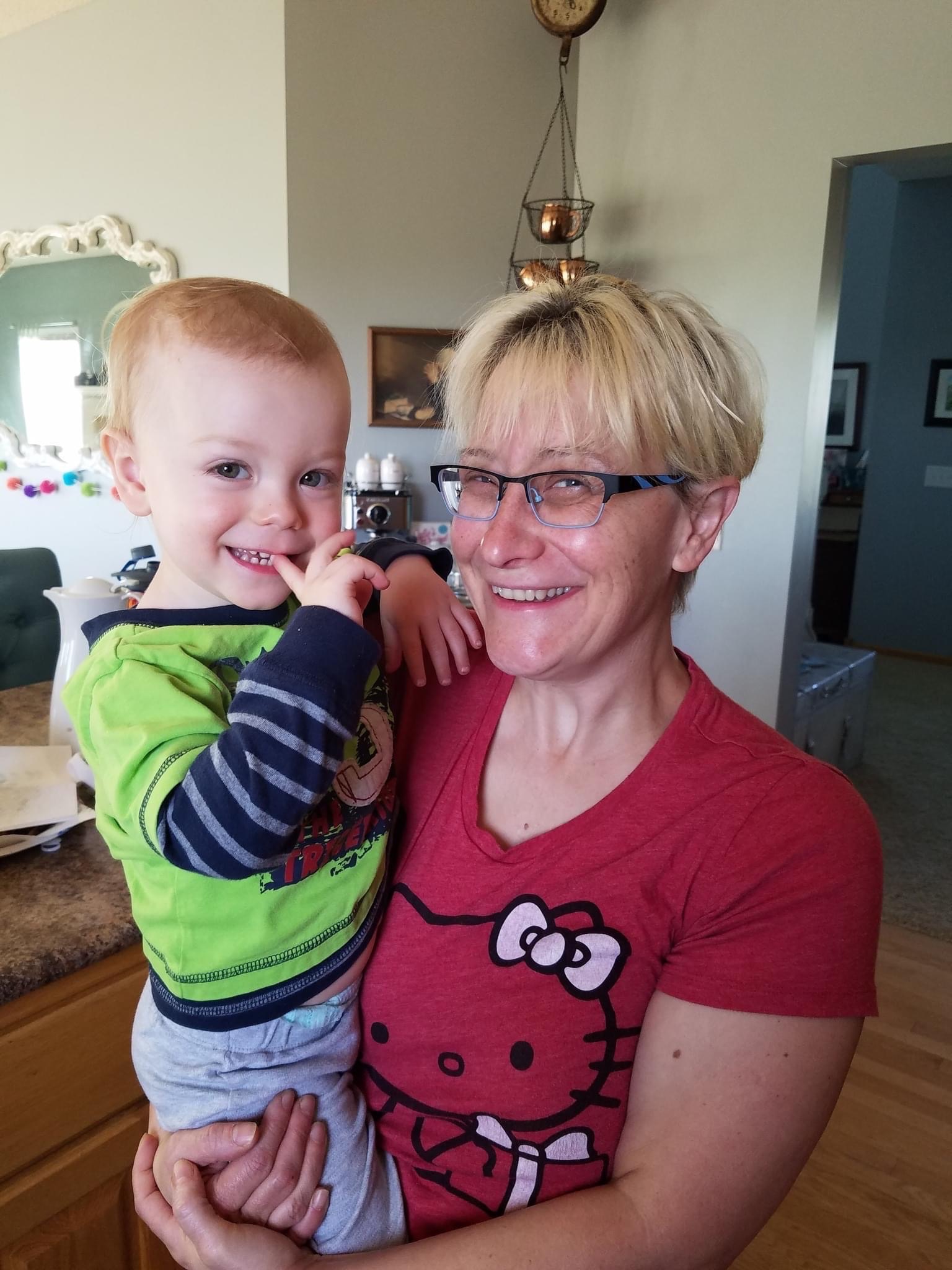 with nephew Grayden