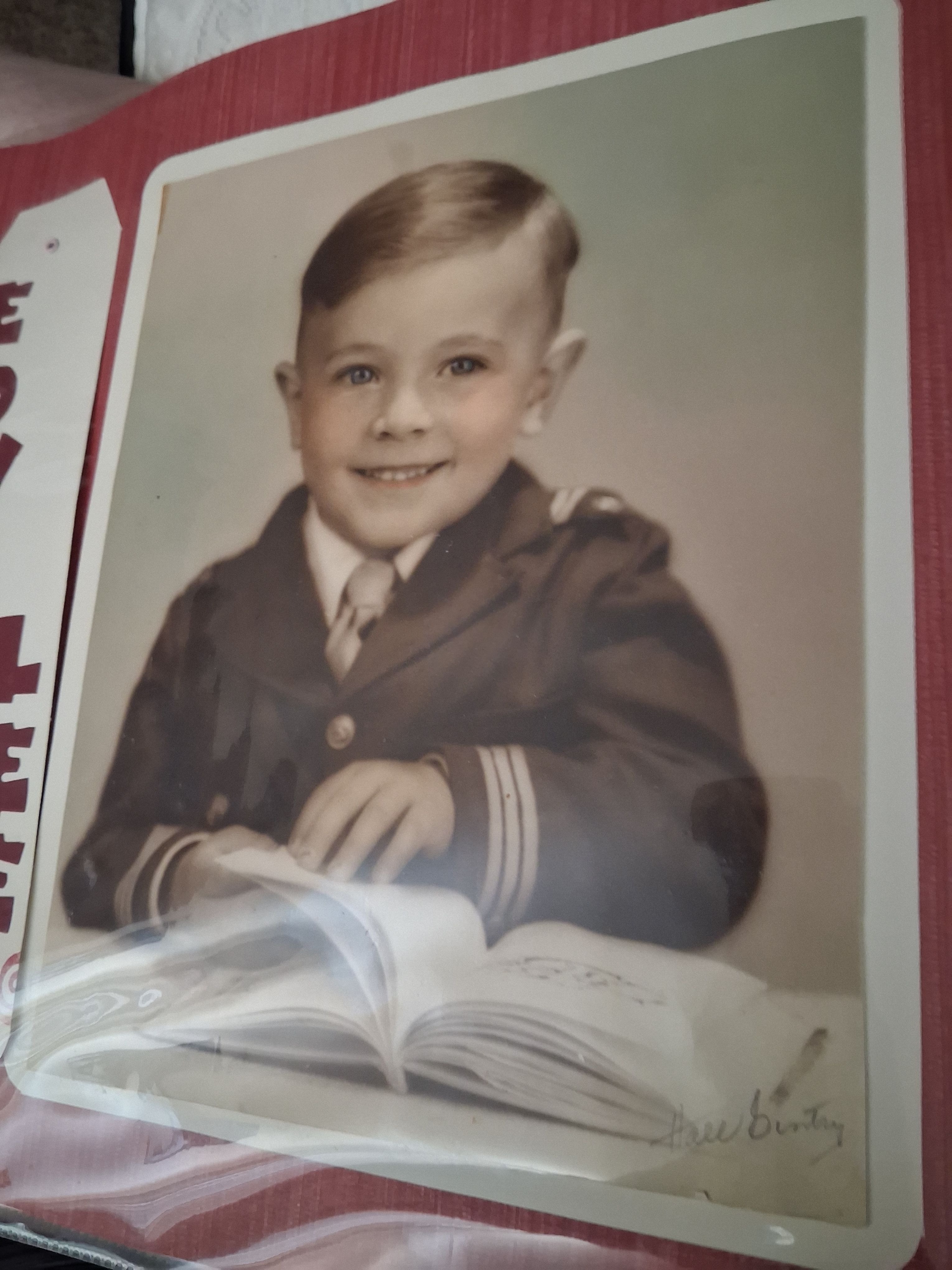 This is dad as young boy