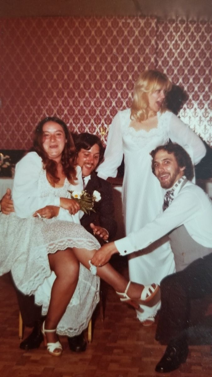 Here is an old memory at Bob's 1st wedding.  Oh my...so young.  Will miss you Bob...We had many great adventures together. Peace be with you. 