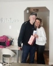 I turned 50 this day, and you brought me the handmade gift from Cindy and YOUR 50th birthday coffee cup :)