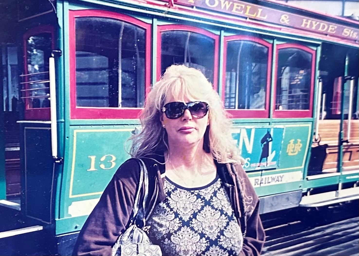 Julie and I had a wonderful vacation together for my 50th Birthday!

Julie loved the cable cars and San Francisco!

Love,
Brandon