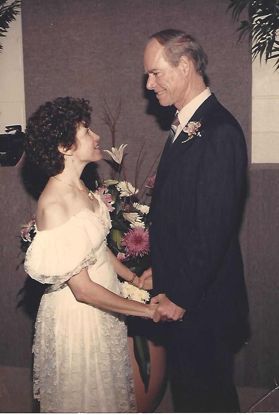 Bernie & Sandra's Wedding at the Palm Room in 1988.