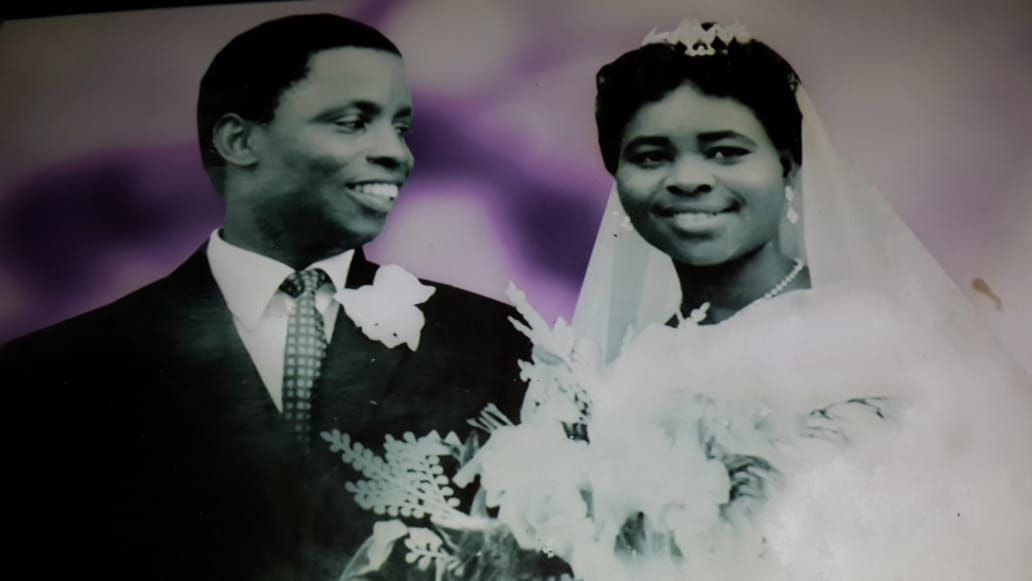 Mum with her hearthrob. May your souls rest in peace!