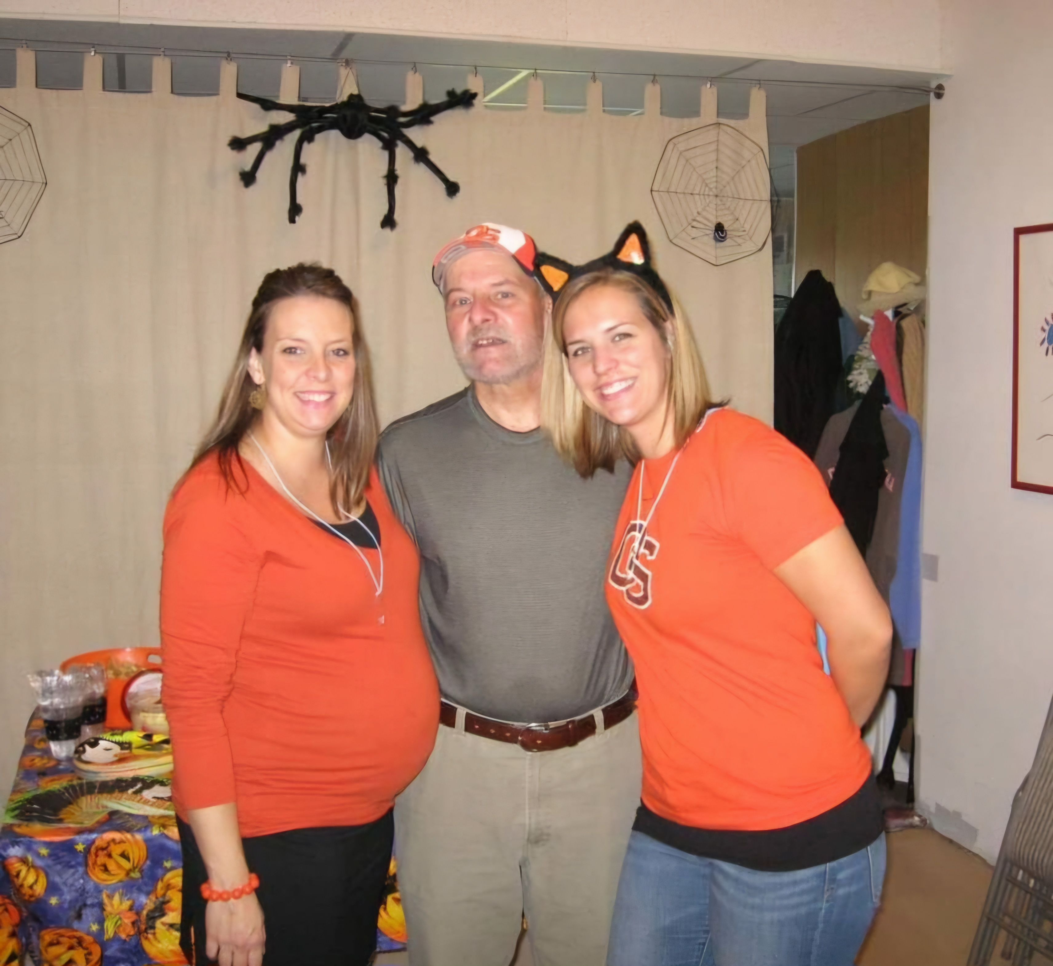 Bill was the only man that showed up to Liz's baby shower. He was not going to let that stop him. He loved his kids SO much. Bill you were a great father and an amazing man. You will be greatly missed! And I'll forget everytime I came over you smoking that pipe. Rest in Peace Wild Bill!