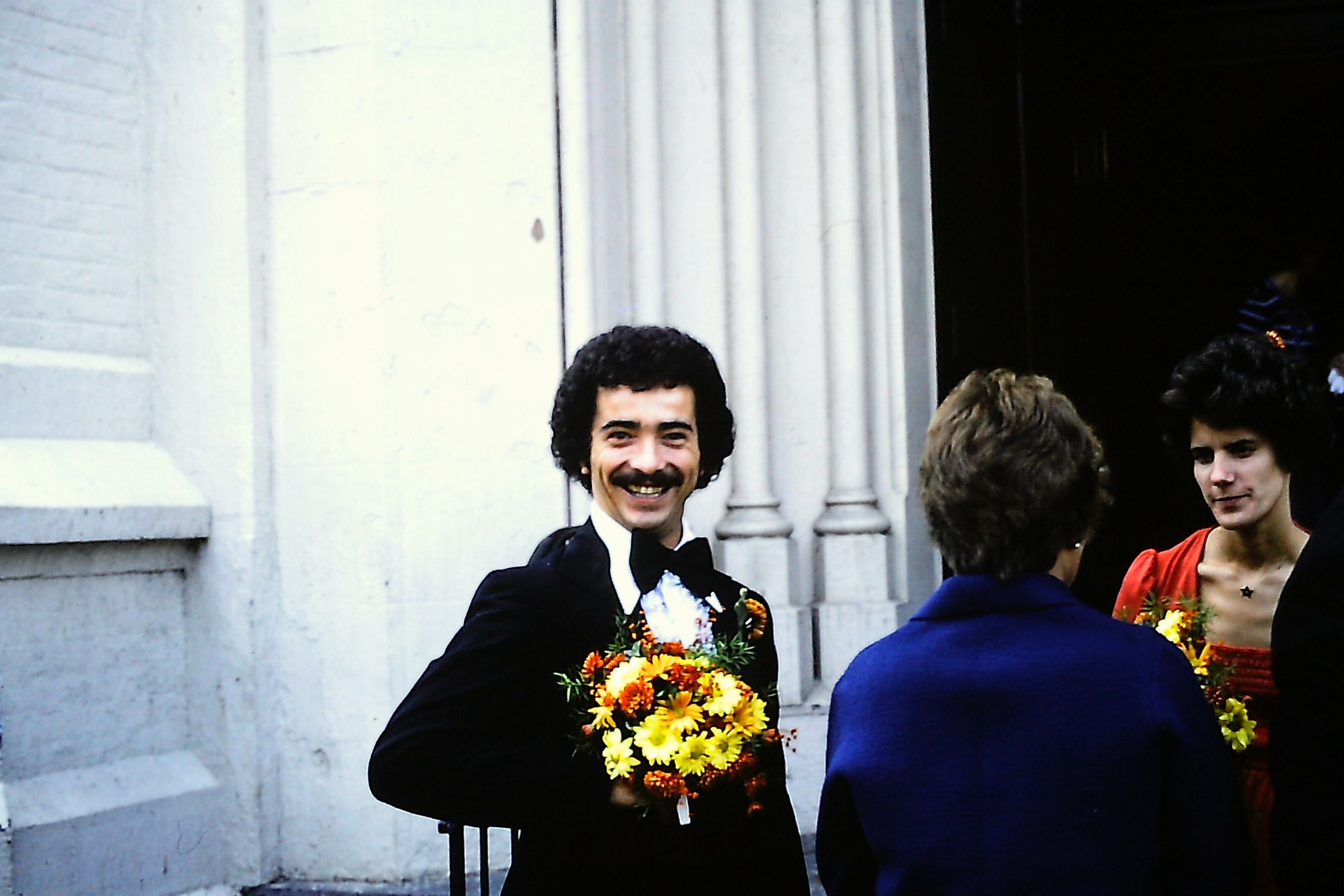 Best man at Evans & Donna' s wedding